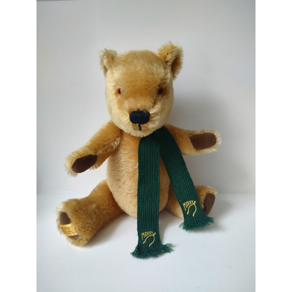 Vintage Merrythought teddy bear‎ jointed 14"